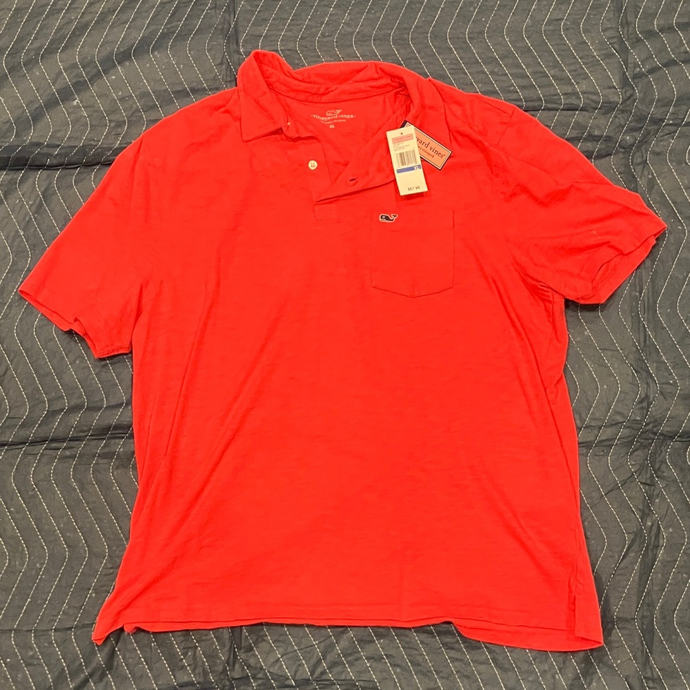 Vineyard Vines Bright Dark Pink Polo Shirt